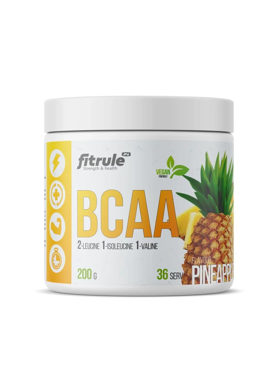 Аминокислоты Fitrule BCAA Powder 200g много вкусов