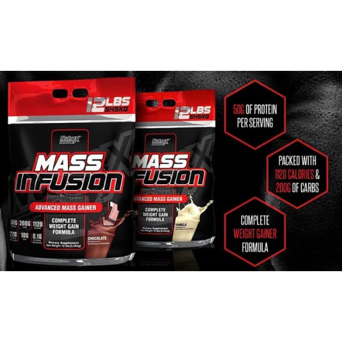 Гейнер Nutrex Mass Infusion 5448 гр. Шоколад