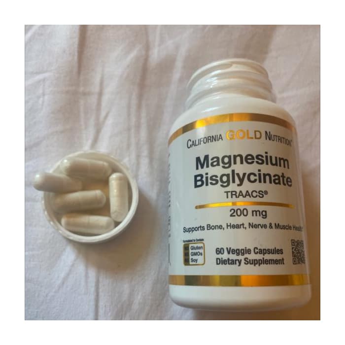 Витаминный комплекс California Gold Nutrition бисглицинат магния 60 капсул