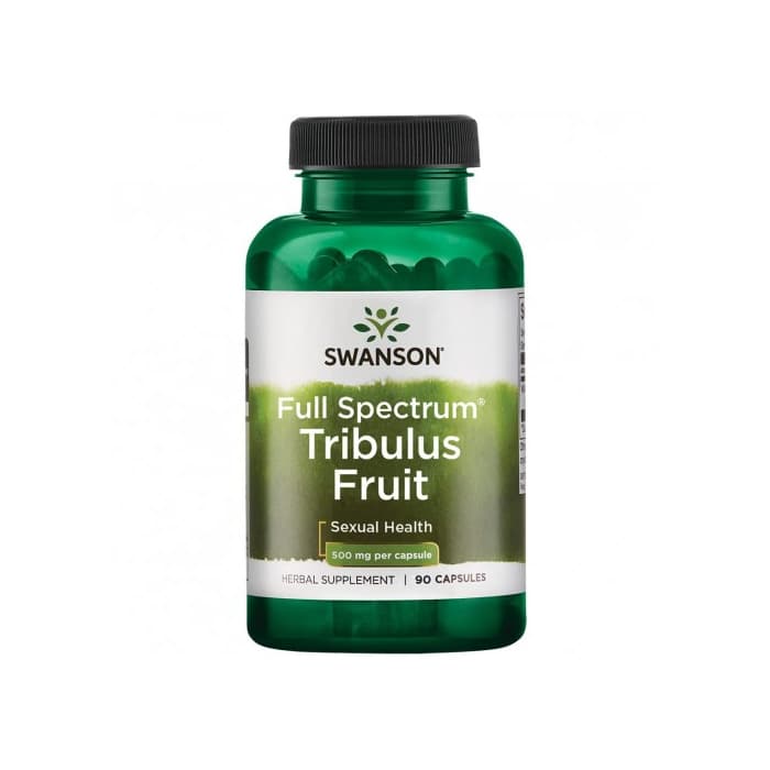 Бустер тестостерона Swanson Full-Spec Tribulus Fruit 500 mg 90 капсул
