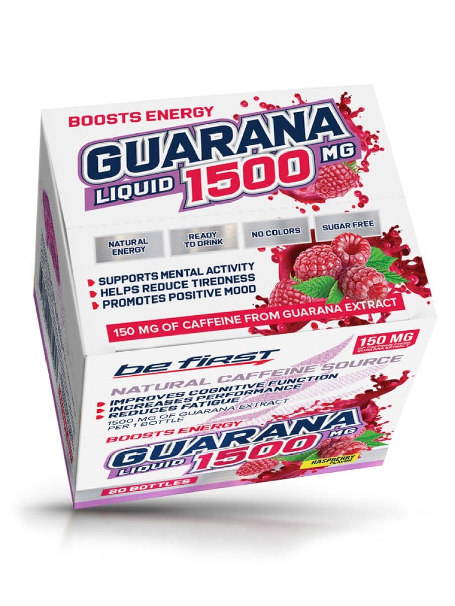 Предтренировочный комплекс Be First Guarana Liquid 1500 мг 25 мл