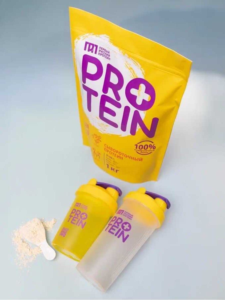 Первый Русский протеин Protein 1 кг без вкуса
