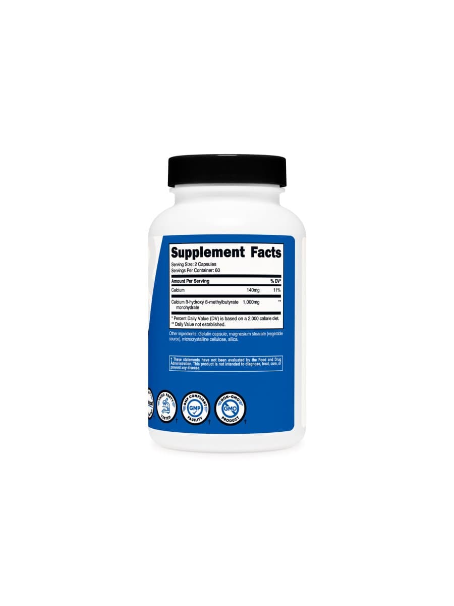 Аминокислоты Nutricost Performance HMB 120 капсул