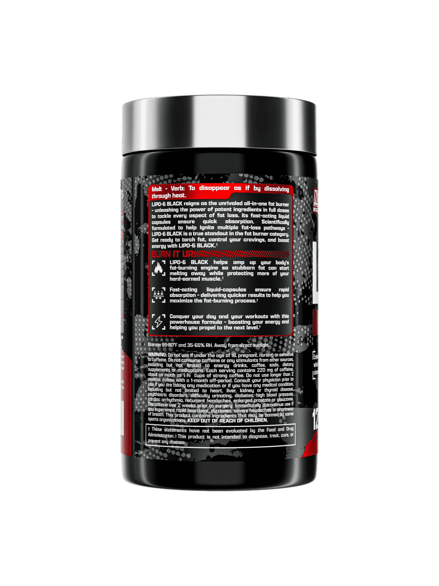 Жиросжигатель NUTREX LIPO-6 BLACK (USA VERSION) 120 капсул