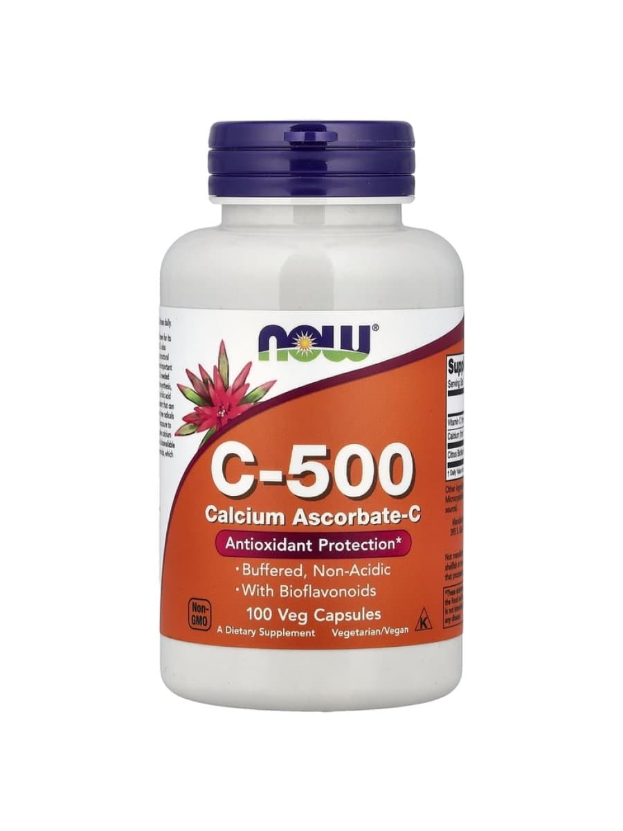 Витаминный комплекс Now Vitamin C-500 Ascorbate 100 капсул