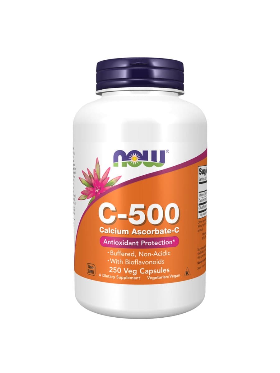Витаминный комплекс Now Vitamin C-500 Ascorbate 250 капсул