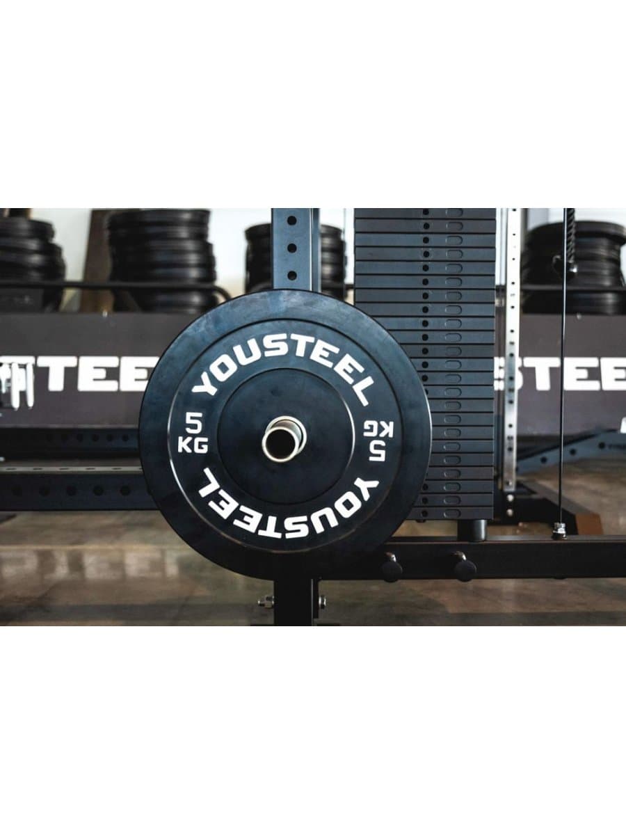 Диск каучуковый для штанги Yousteel 10 кг