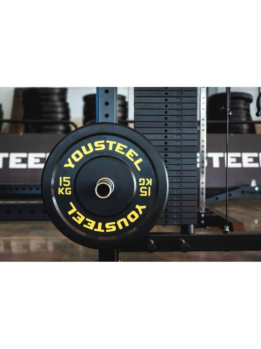 Диск каучуковый для штанги Yousteel 10 кг