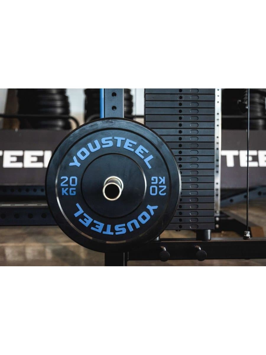 Диск каучуковый для штанги Yousteel 10 кг