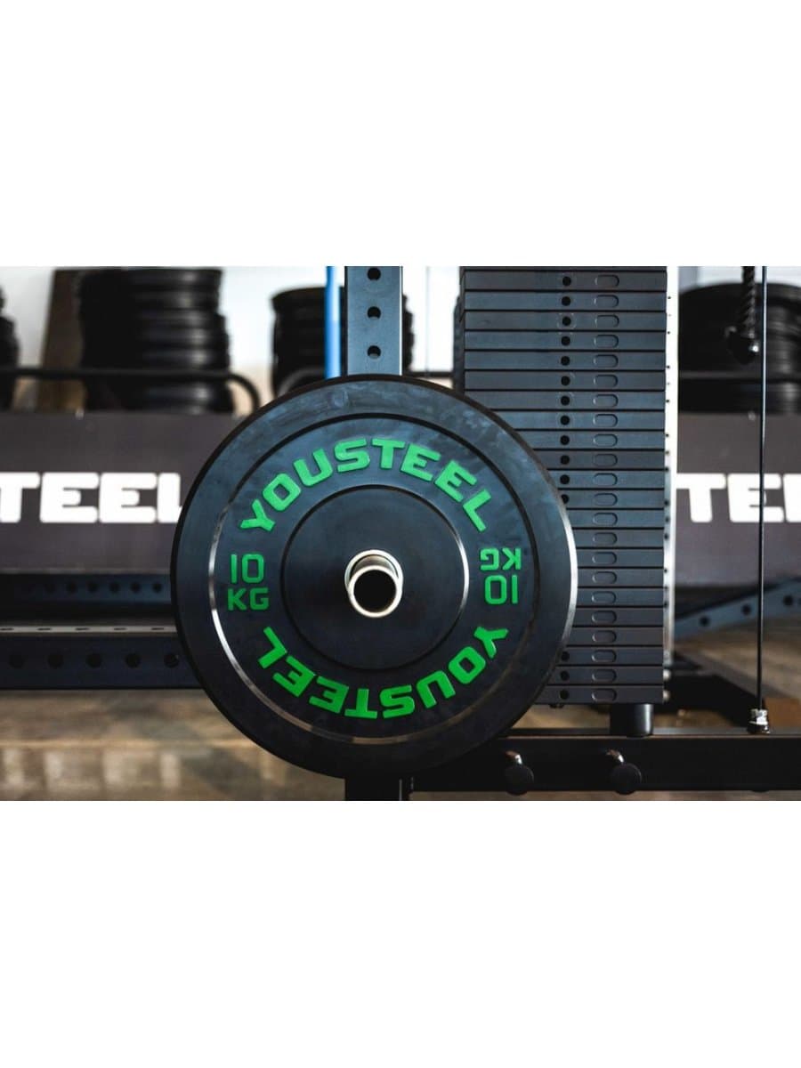 Диск каучуковый для штанги Yousteel 10 кг