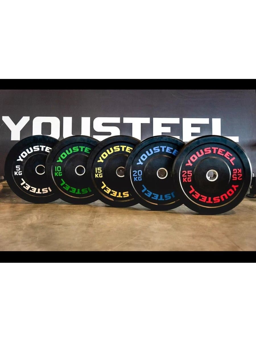 Диск каучуковый для штанги Yousteel 5 кг