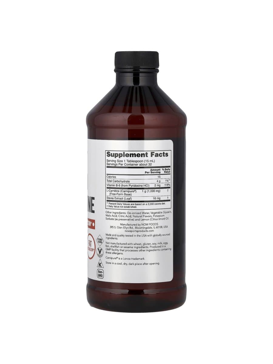 L-Карнитин Now Sports L-carnitine 473 мл