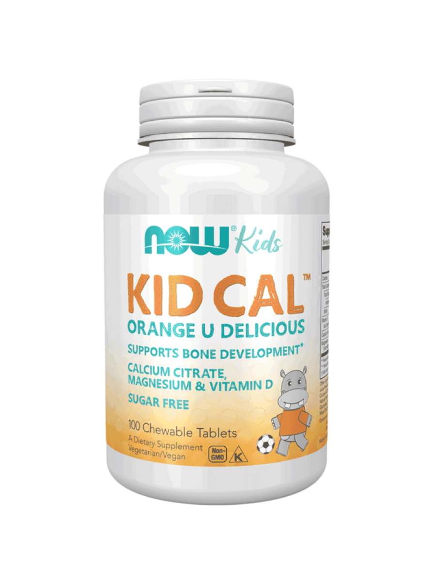 Витаминный комплекс Now KID-CAL CHEWABLE CALCIUM 100 таблеток