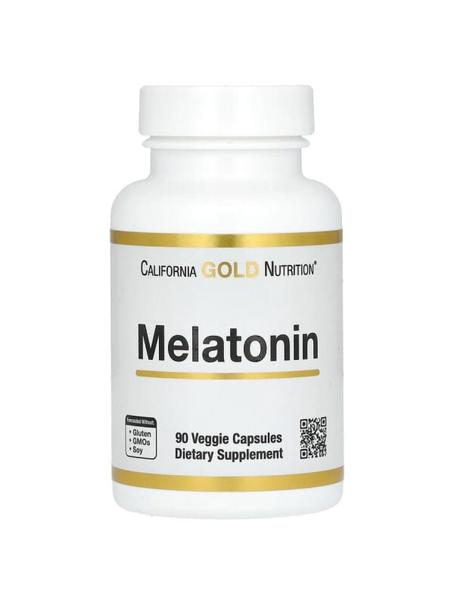Мелатонин California Gold Nutrition 3 мг, 90 капсул