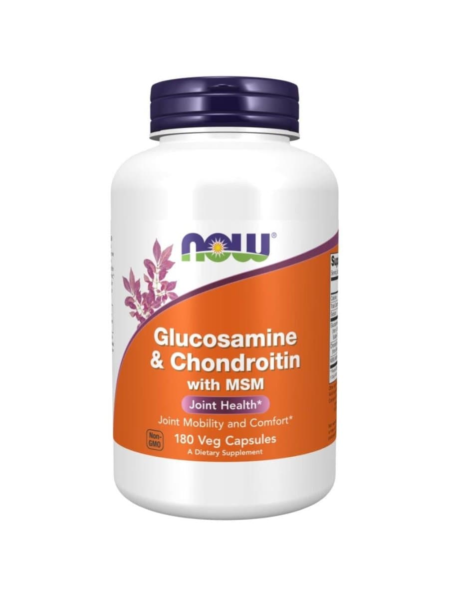 Препарат для суставов Now Glucosamine-Chondroitin-MSM 180 капсул