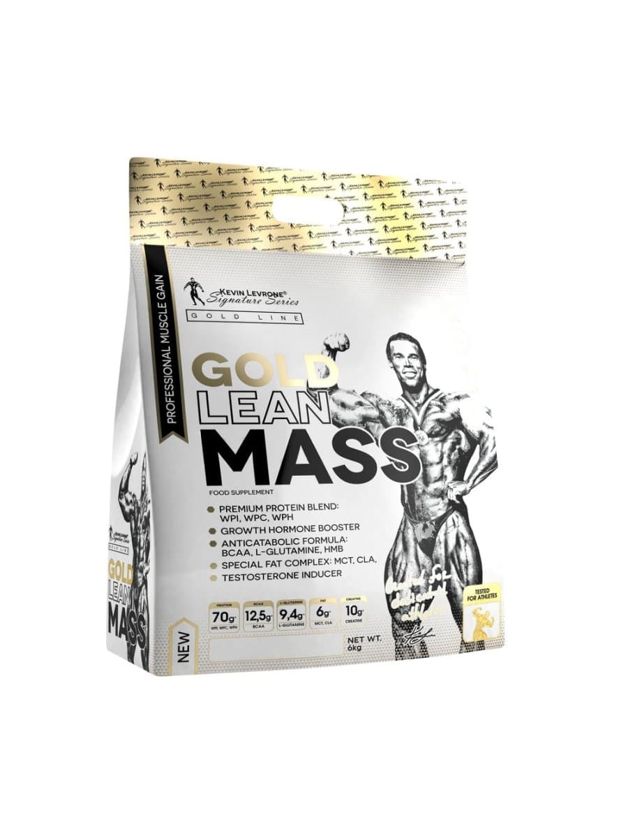 Гейнер Kevin Levrone Gold Lean Mass 6 kg. 6000 гр.