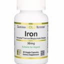 Витаминный комплекс California Gold Nutrition, Железо 36 mg 90 таблеток