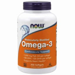 Омега кислоты Now - Omega 3 1000 mg 200 капсул