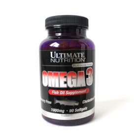 Омега кислоты Ultimate Nutrition Omega-3 90 капсул