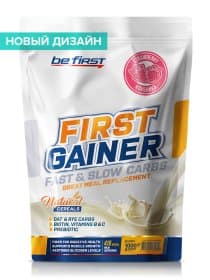 Гейнер Be First Gainer Fast and Slow Carbs 1000 гр в ассортименте