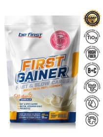 Гейнер Be First Gainer Fast and Slow Carbs 1000 гр в ассортименте