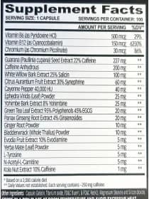 Жиросжигатель Cloma Pharma Asia Black 100 капсул