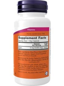 Витаминный комплекс Now Biotin 5000 mcg 60 капсул