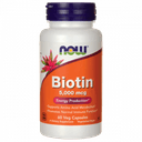 Витаминный комплекс Now Biotin 5000 mcg 60 капсул