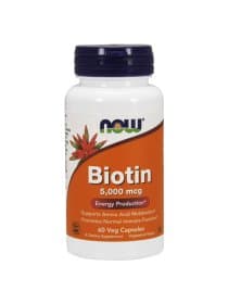 Витаминный комплекс Now Biotin 5000 mcg 60 капсул