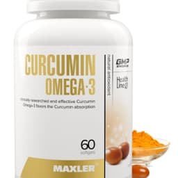 Омега кислоты Maxler Curcumin Omega 3 60 капсул