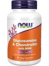 Препарат для суставов Now Glucosamine-Chondroitin-MSM 90 капсул