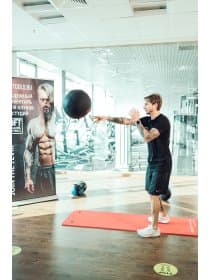 Тренировочный мяч Original FitTools Wall Ball Deluxe 3 кг