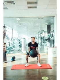 Тренировочный мяч Original FitTools Wall Ball Deluxe 3 кг