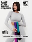 Набор из трех тканевых эспандеров Original FitTools UNIQ 3 шт