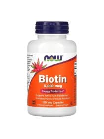 Витаминный комплекс Now Biotin 5000 mcg 120 капсул