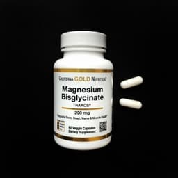 Витаминный комплекс California Gold Nutrition бисглицинат магния 60 капсул