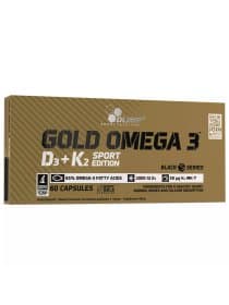 Омега кислоты Olimp Gold Omega 3 D3+K2 60 капсул