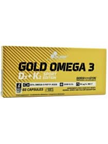Омега кислоты Olimp Gold Omega 3 D3+K2 60 капсул