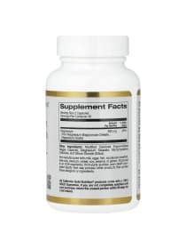 Витаминный комплекс California Gold Nutrition, бисглицинат магния, с TRAACS® от Albion, 100 мг, 60 растительных капсул