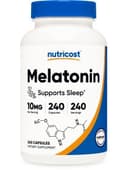 Мелатонин Nutricost Melatonine 10 mg. 240 капсул