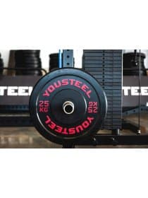 Диск каучуковый для штанги Yousteel 10 кг