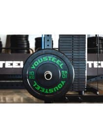 Диск каучуковый для штанги Yousteel 10 кг