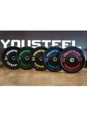 Диск каучуковый для штанги Yousteel 10 кг