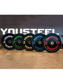 Диск каучуковый для штанги Yousteel 20 кг