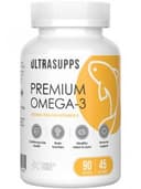 Омега кислоты ULTRASUPPS Premium Omega-3 90 капсул