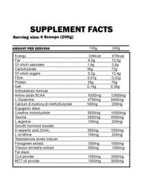 Гейнер Kevin Levrone Gold Lean Mass 6 kg. 6000 гр.