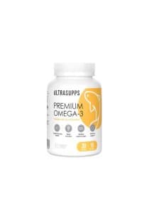 Омега кислоты ULTRASUPPS Premium Omega-3 30 капсул