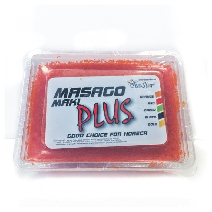 Икра масаго маки плюс №1 красная 500гр