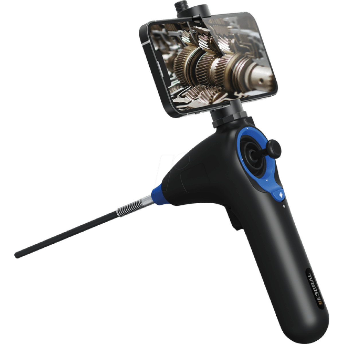 Эндоскоп автомобильный Jeseral JS460-PT, 360 градусов, с гибкой 6,2-мм камерой, с 4-сторонней артикуляцией