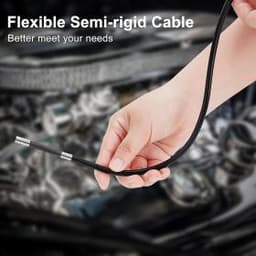 Эндоскоп автомобильный с экраном Jeseral JS260-28D, 360 градусов, с гибкой 6,2-мм камерой, с 2-сторонней артикуляцией и 2,8-дюймовым дисплеем